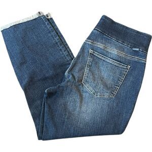 Blue Denim Jeans w/ Raw Edge - Size 16W